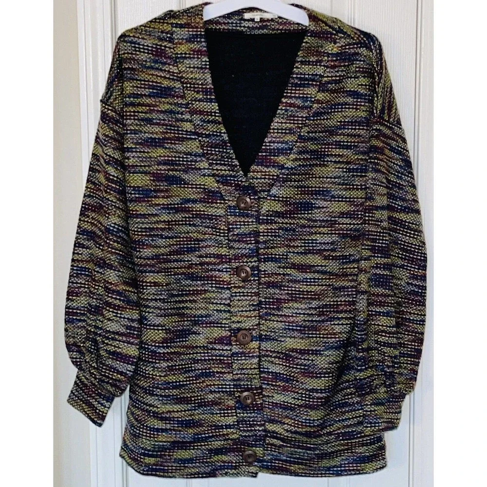 NWT Women’s Tularosa‎ Clementine Long Sleeve Button Closure Cardigan Sweater (M)